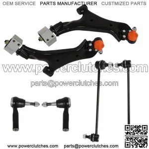 For 2010-2017 Equinox Terrain Front Lower Control Arm w/Ball Joint Sway Bar 6pcs