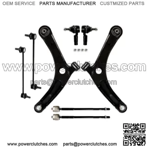 8pcs For 2007-2013 Lancer Outlander Front Control Arm Ball Joint Kit