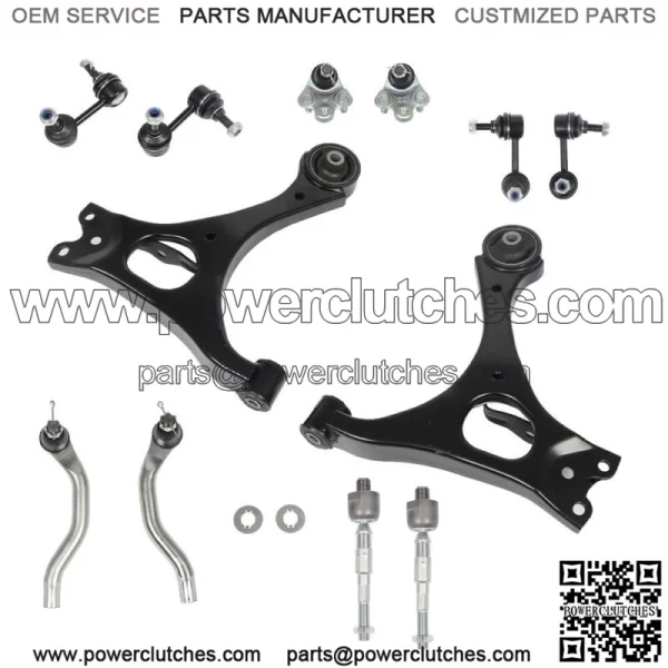 For Honda Civic 1.8L Control Arm Ball Joint Sway Bar Kit Non-Si 12X