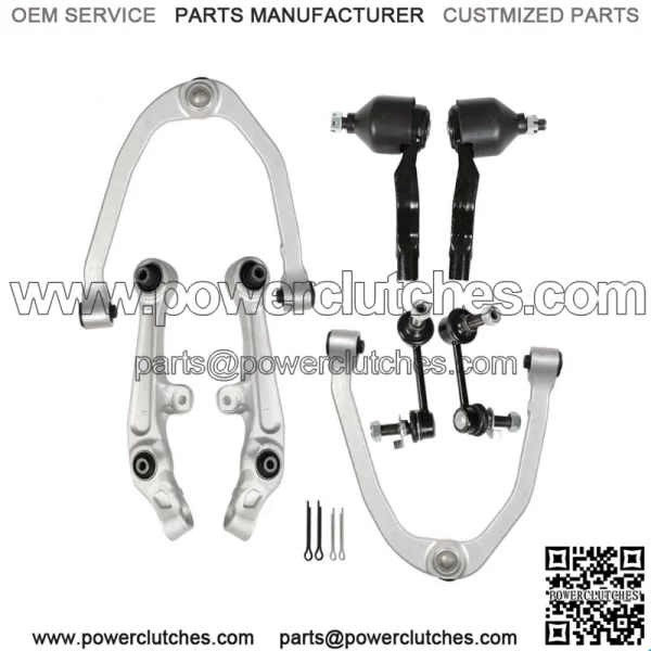 For 2003-07 Infiniti G35 03-09 Nissan 350Z Front Control Arms Tierods Sway Bars
