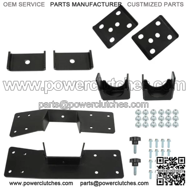 For 1999-2006 Silverado and Sierra 1500 6" Rear Axle Lowering Kit with C Notch and Dropout