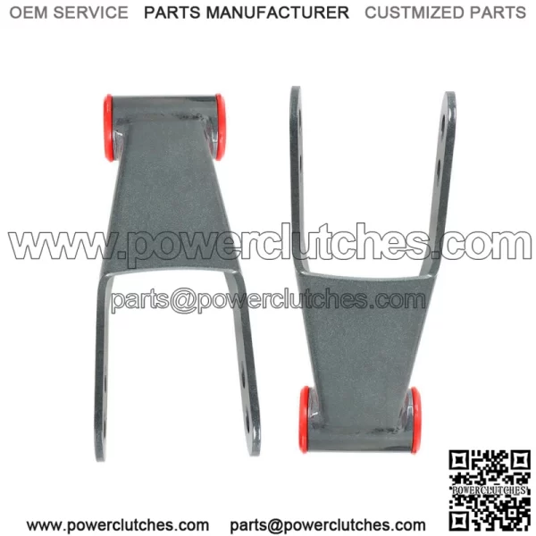 For 1999-06 Chevy Silverado and GMC Sierra 1500 4" Drop Kit Rear Brackets and Hangers - Image 2