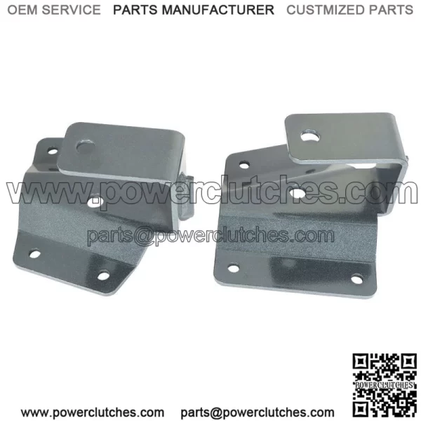 For 1999-06 Chevy Silverado and GMC Sierra 1500 4" Drop Kit Rear Brackets and Hangers - Image 3