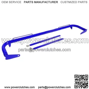 49" STAINLESS STEEL RACING SEAT BELT CHASSIS STEERING STEM BLUE
