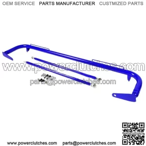 49" STAINLESS RACING GUARD SEAT BELT CHASSIS HARNESS STEERING STEM BLUE