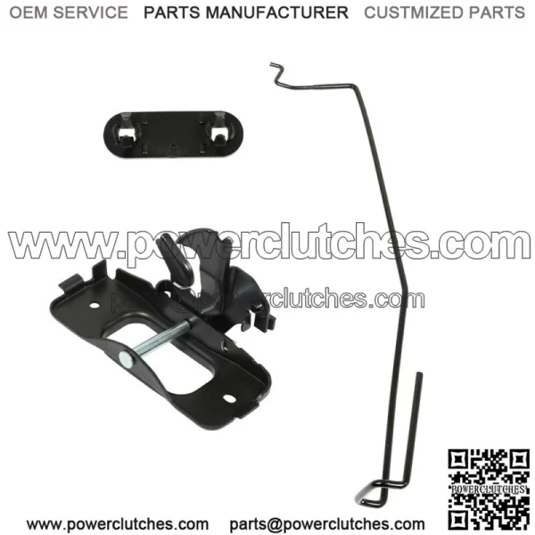 Hood Latch & Latch Kit, Tie Rod & Safety Latch For Dodge Ram 1500