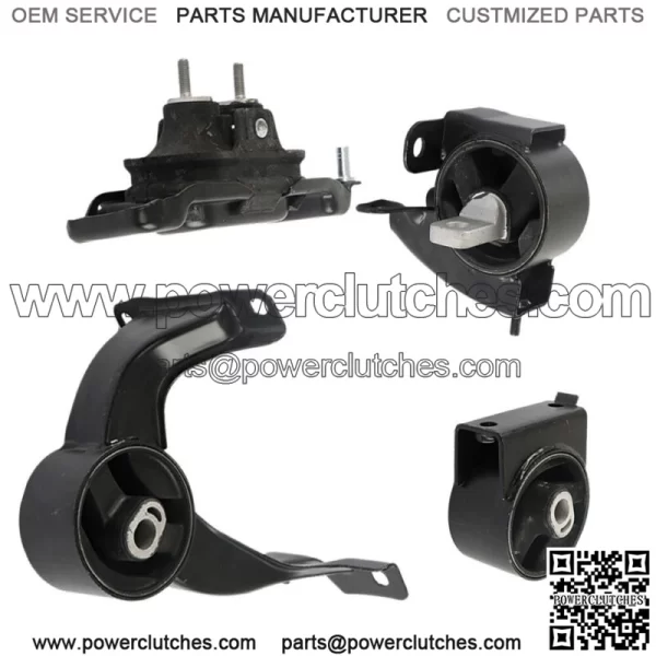 Front, Rear & Right Engine Mounts w/ Left Transmission Mount 4pcs for RAM C/V 3.6L AT