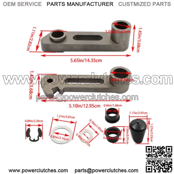 M111358 M131119 Deck Idler Arms Ternsioner & Bushing Rebuild Kit for John Deere - Image 3