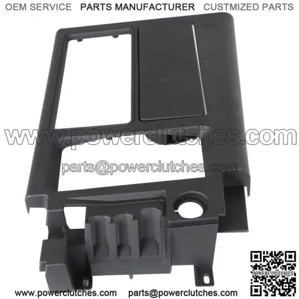 For 1994-1996 Corvette C4 6 Speed Manual Shift Plate Console Black Rubber