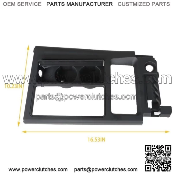 For 1994-1996 Corvette C4 6 Speed Manual Shift Plate Console Black Rubber - Image 4