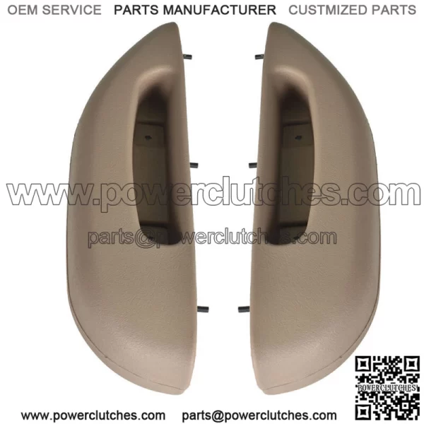 Tan Front Driver Passenger Set Inside Pull Handle Cover For 96-02 Chevy Express - Image 3