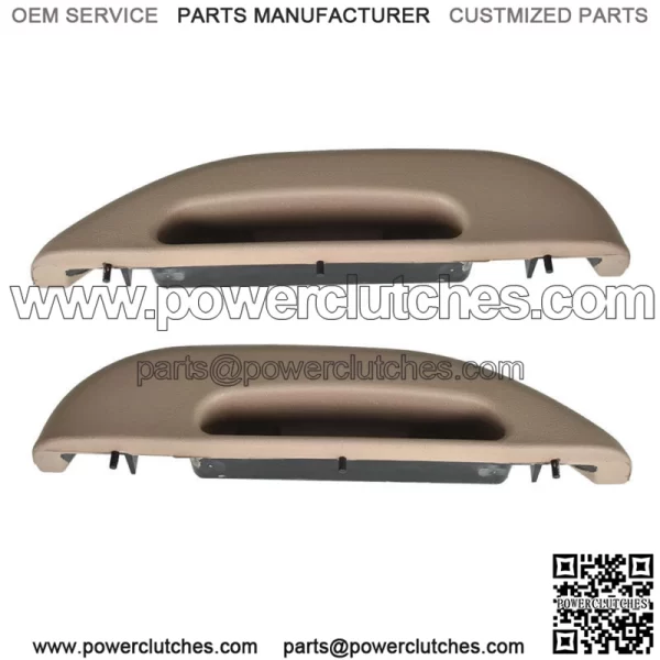 Tan Front Driver Passenger Set Inside Pull Handle Cover For 96-02 Chevy Express - Image 4