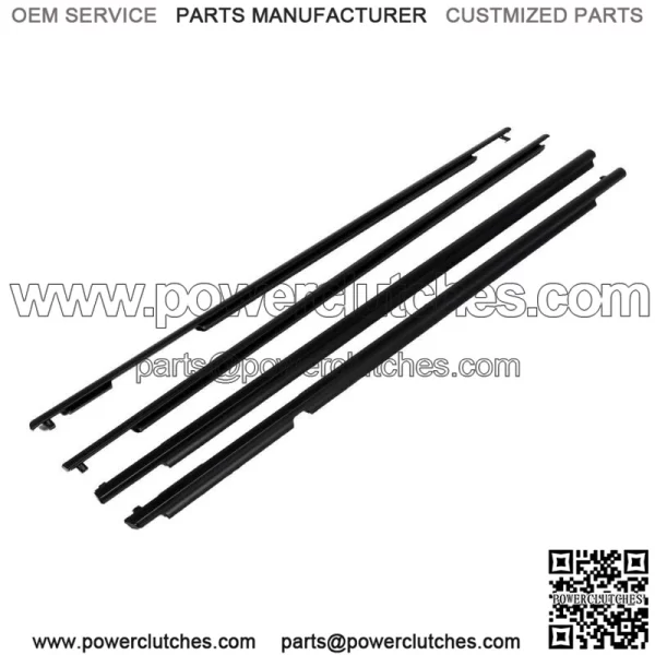 Car Outside Window Weatherstrip Seal Belt Moulding For Toyota 4Runner 10-21 BlK - Image 3