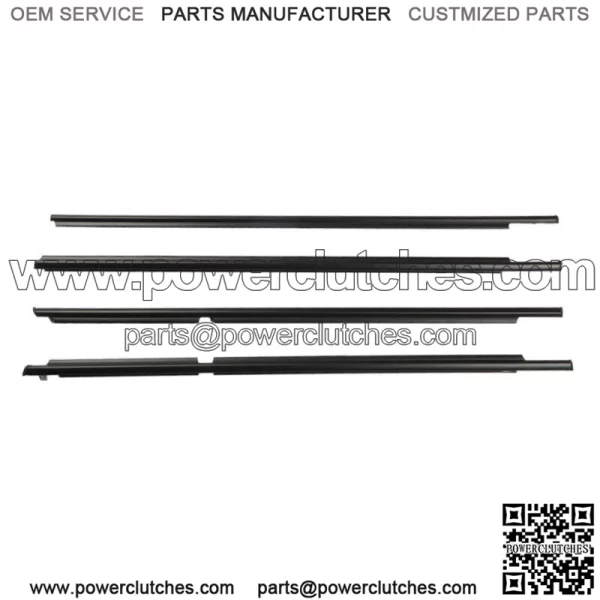 Car Outside Window Weatherstrip Seal Belt Moulding For Toyota 4Runner 2003-2009 - Image 3