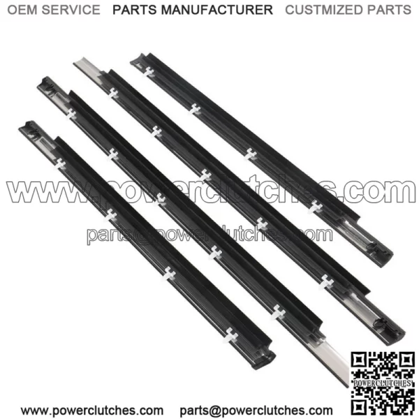 For 2001 2002 2003-2007 Sequioa 4PCS Set Door Belt Molding Weatherstrip - Image 2