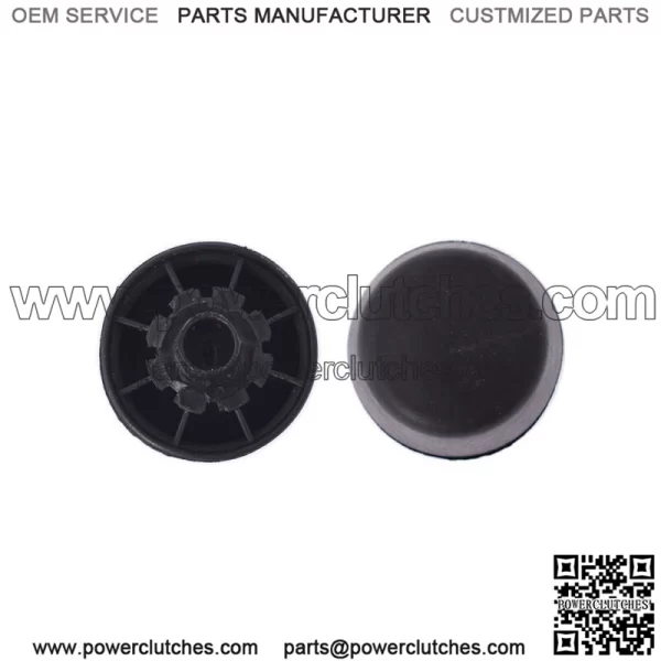 For 07-18 Jeep Wrangler JK Body Black Rubber Bumper Cushion Hood Stoppers 2pcs - Image 5