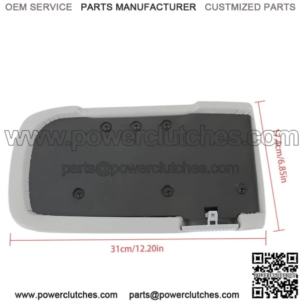 Center Console Door Lid Armrest Am Graphite Gray For 1997-2002 Camaro / Firebird - Image 4