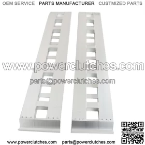 84"x14" Aluminum Ramps 6000Lbs Car Trailer Truck Hook End 1 Pair Ramps