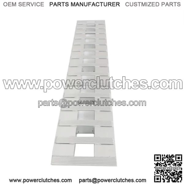 84"x14" Aluminum Ramps 6000Lbs Car Trailer Truck Hook End 1 Pair Ramps - Image 5