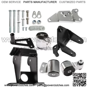 Aluminum Engine Motor Mount For 06-11 Honda Civic Acura CSX Si K20 K24 FA FG