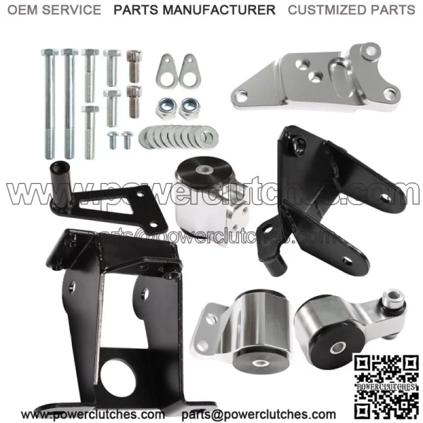 Aluminum Engine Motor Mount For 06-11 Honda Civic Acura CSX Si K20 K24 FA FG