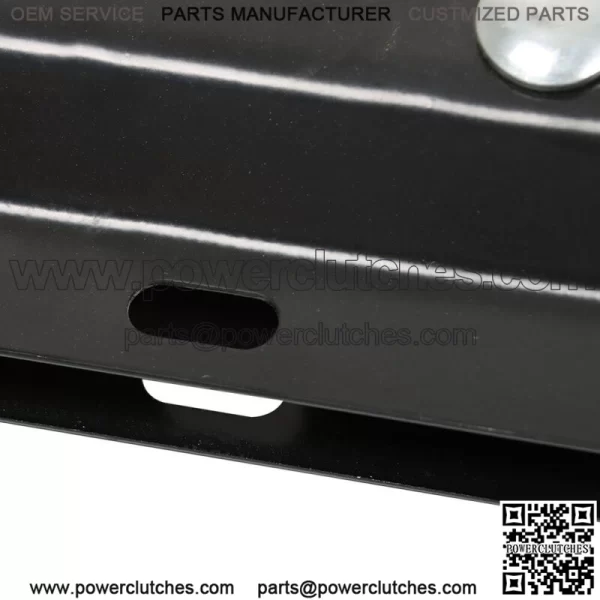 Mud Flap Hangers Black Steel Straight 30" Pair 2.5" Semi Truck Spring Loaded - Image 5