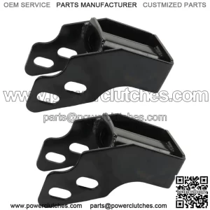 Bumper Bracket Set For 2011-2014 Chevrolet Silverado 2500 HD Front Steel 2Pc