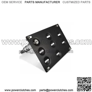 Bumper Tow Hook License Plate Mount Bracket For Mercedes C E S GLC GLE GLA Class