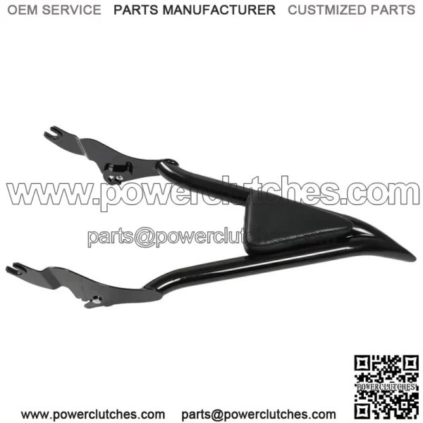 16" Tall Backrest Sissy Bar For Touring CVO Road Street Glide Road King 09-21