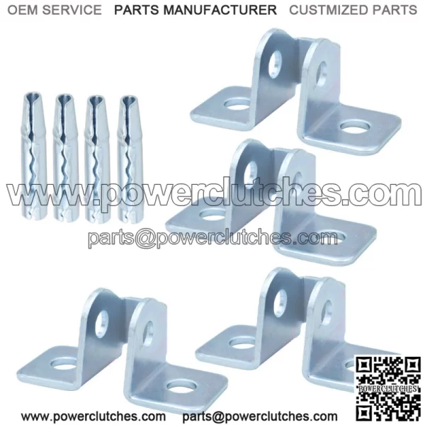 For 1984-01 Jeep Cherokee XJ 4 Door Check Bracket & Pin Replacement Repair 8PC - Image 3