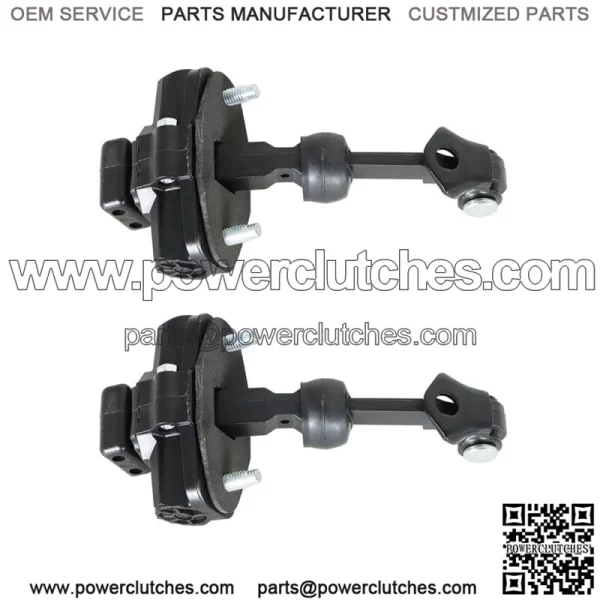 Black 2Pcs Front Left Or Right Door Check Arm For 2009-2014 Ford F-150 - Image 2