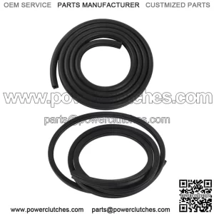 Rubber Door Weatherstrip Seals Pair Set For Chevy GMC Tahoe Suburban BLK