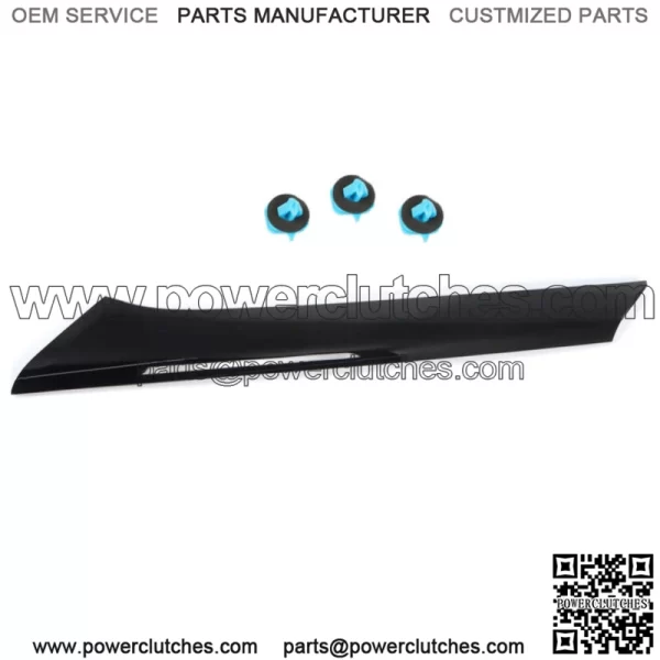 Windshield-Outside Strut Passenger Right Side For 09-18 Ford Flex Black Plastic