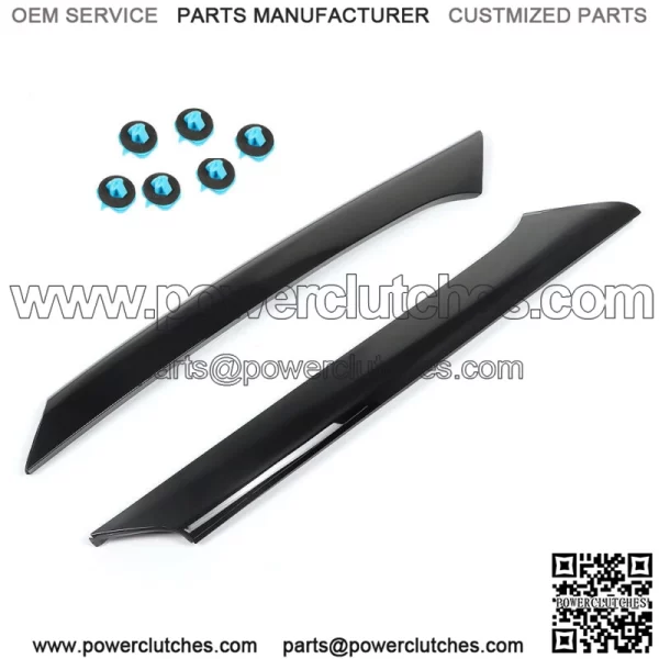 For 09-18 Ford Flex Windshield Outboard Passenger And Driver's Side Trim Black - Image 2