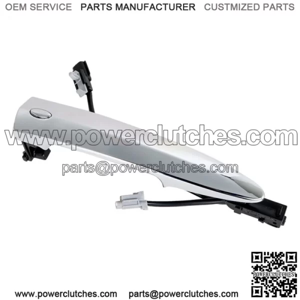 Left Side Exterior Door Handle Suit For Nissan Sentra 13-16 Maxima 09-14 Silver - Image 2