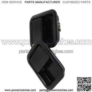 Black Door Handle Metal Pair Outside Full For 1991-2006 Jeep Wrangler YJ TJ