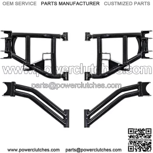Rear A-Arms for 2019+ Can-Am Maverick Sport 1000/1000 DPS/ 1000R DPS/ 1000 DPS Max | UV-resistant Powder Coat Finish | Adjustable Pivot Blocks | Fit up to 34?? Tires with 1.5" Clearance