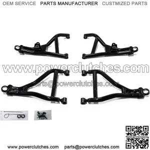 Arched 2" Forward Offset A Arms for Can-Am Defender HD 5 / HD 8 / HD 10 - SEE FITMENT for compatible Years & Sub-Models | Powder coated Black | Run up to 32" Tires!