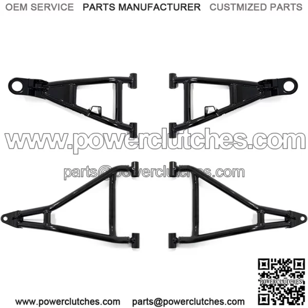 UTV High Clearance 1.5" Forward Offset A-Arms for 2020+ Kawasaki Teryx KRX 1000 | Fit up to 34" Tires | Heavy Duty 1.25" Steel Tubing | Adjustable Pivot Blocks | UV-Resistant Powder Coat