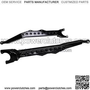 Rear Trailing Arms for 2018+ Polaris RZR XP Turbo S | 2019+ Polaris RZR XP 4 Turbo S | 2019+ Polaris Turbo S Velocity | 2019+ Polaris RZR XP 4 Turbo S Velocity | Clears 40" tires | Black