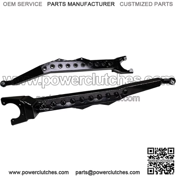 Rear Trailing Arms for 2018+ Polaris RZR XP Turbo S | 2019+ Polaris RZR XP 4 Turbo S | 2019+ Polaris Turbo S Velocity | 2019+ Polaris RZR XP 4 Turbo S Velocity | Clears 40" tires | Black