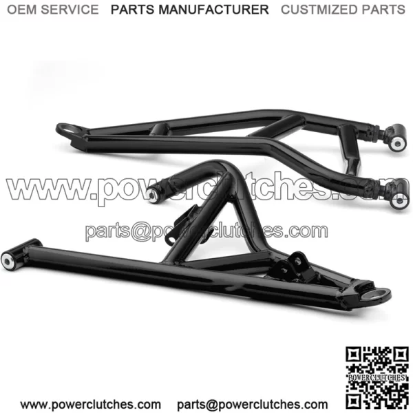 Polaris RZR XP Turbo High Clearance 1.5" Forward Offset A-Arms Black and Voodoo / Velocity Blue / Red
