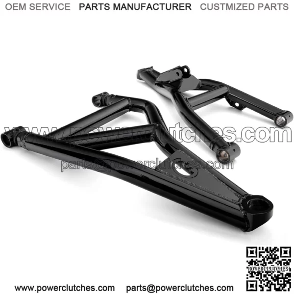 Atlas Pro High Clearance 1.5" Forward Offset A-Arms for 2021+ Can-Am Commander XT-P/XMR | Black | Fit 34" Tires | 1.5" Tubing | Adjustable Pivot Block | UV-Resistant Powder Coat