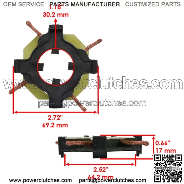 31231-PH9-004 31211-PH9-004 Starter Holder Brush for Cub Cadet - Image 2