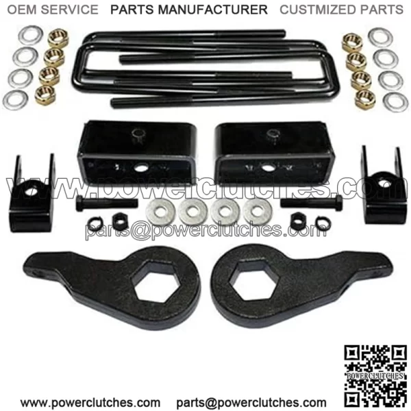 99-06 Silverado sierra 1500 GMC front 3-point block rear 2-point lift kit