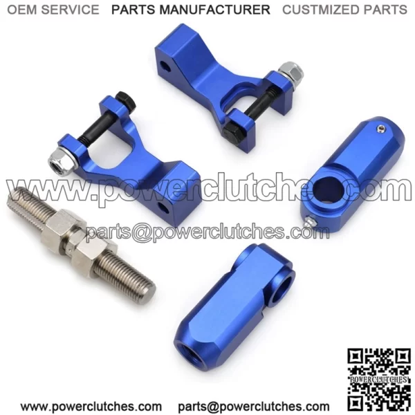 Yamaha RAPTOR chassis lowering kit #blue