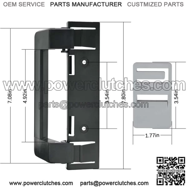 RV Refrigerator Door Replacement Upgrade 2 Sets - Image 2