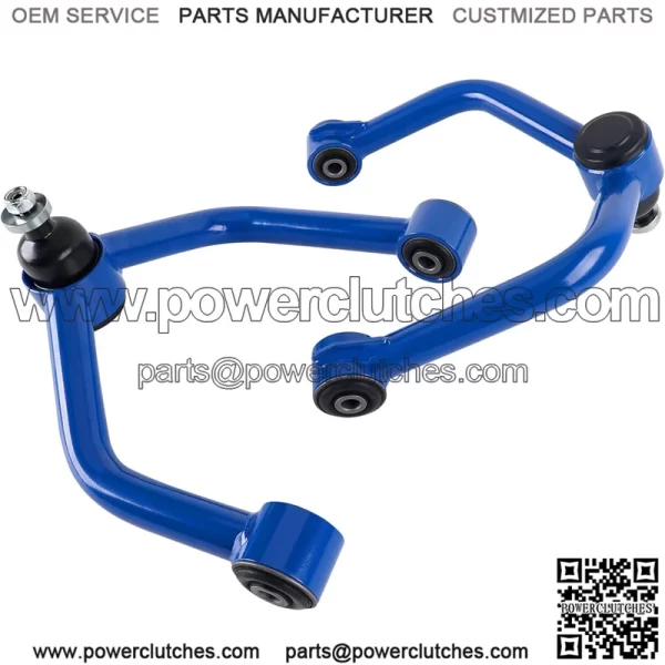 Upper Control Arms for 2004-2019 Titan Armada, 2 PCS 2-4" Lift Blue Tubular Front Suspension Control Arm Compatible with Titan Armada