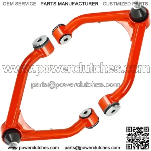 For 2-4" Lift Front Upper Control Arms w/Ball Joint Compatible with 1999-2006 Chevy Silverado 1500/GMC Sierra 1500, 2000-2006 Suburban 1500 Chevy Tahoe/GMC Yukon 2PCs-Red