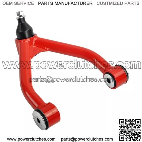 For 1988-1998 Chevrolet GMC K1500 4WD 2-4" Lift Front Upper Control Arms Red - Image 2